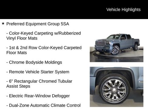 Used 2016 GMC Sierra 1500 Denali w/ Enhanced Driver Alert Package AWD/4WD image 13