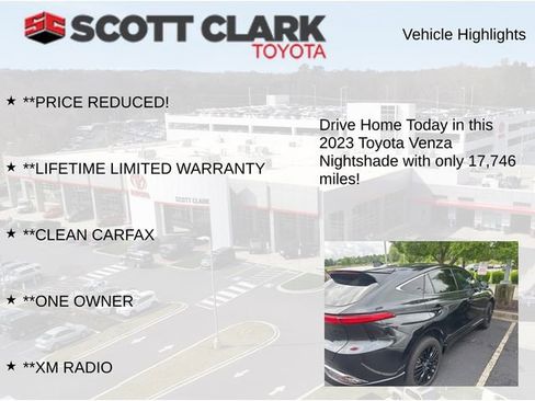 Used 2023 Toyota Venza Nightshade AWD/4WD image 12