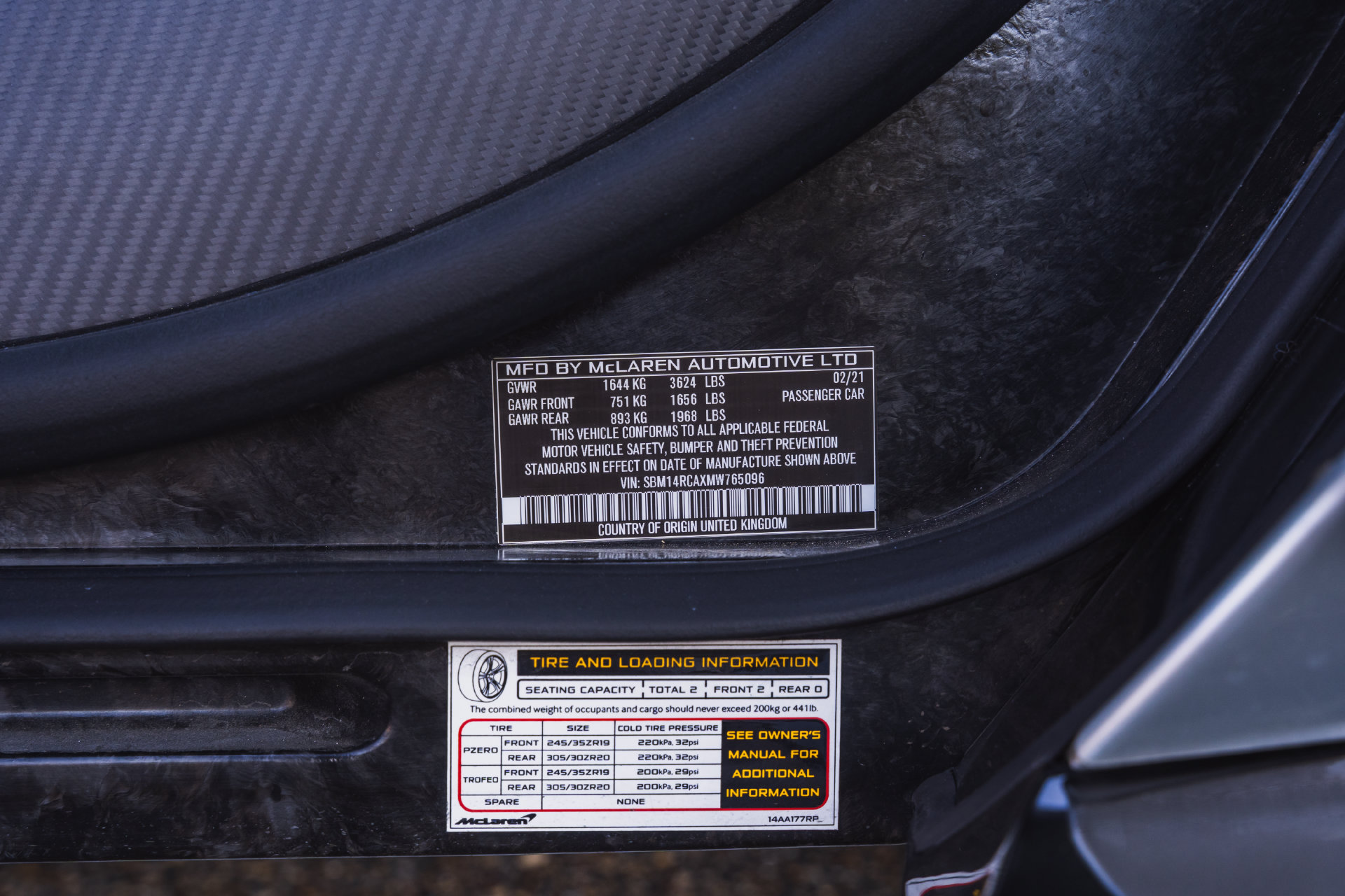 Used 2021 McLaren 765LT RWD image 59
