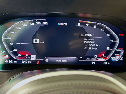 Used 2021 BMW M3 w/ Parking Assistance Package RWD image 12
