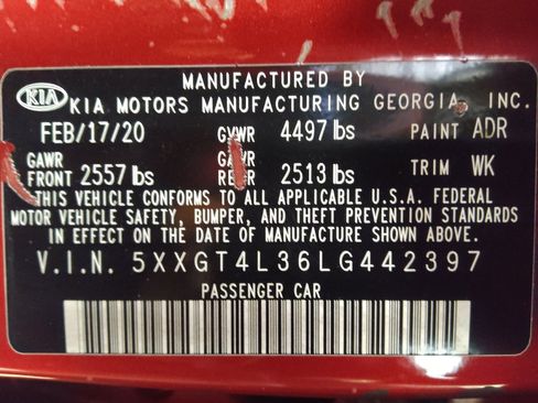 Used 2020 Kia Optima S image 33