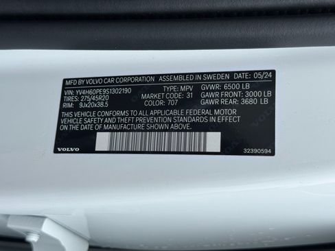 Used 2025 Volvo XC90 T8 Plus AWD/4WD image 49