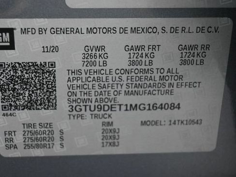 Used 2021 GMC Sierra 1500 SLT w/ SLT Premium Plus Package AWD/4WD image 46
