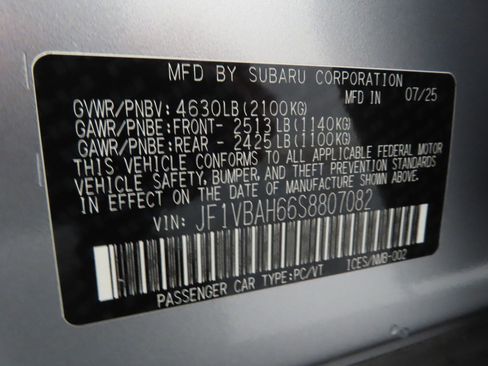 Certified 2025 Subaru WRX Premium image 29