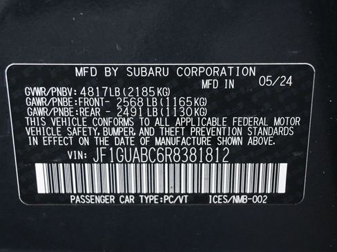 Used 2024 Subaru Impreza 2.0i AWD/4WD image 14