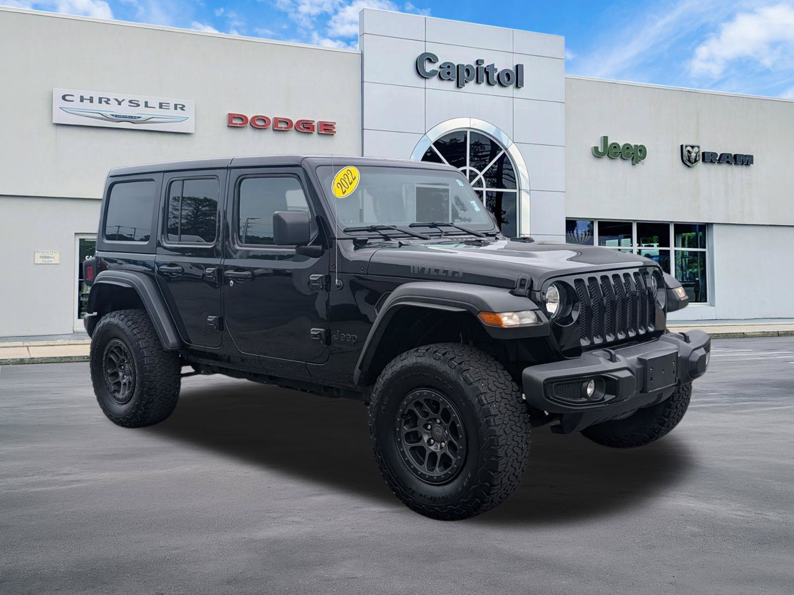 Used 2022 Jeep Wrangler Unlimited Sport w/ Xtreme Recon 35" Tire Package AWD/4WD image 1