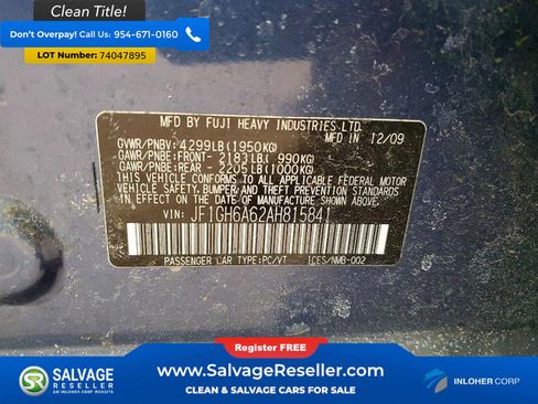 Used 2010 Subaru Impreza 2.5i image 16