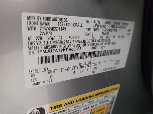 Used 2019 Ford Expedition Limited w/ Equipment Group 302A AWD/4WD image 33