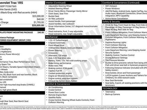 Used 2026 Chevrolet Trax RS FWD image 2