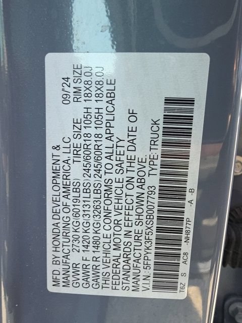 Used 2025 Honda Ridgeline RTL image 30