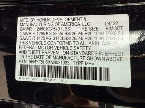 Used 2022 Honda Passport EX-L image 16