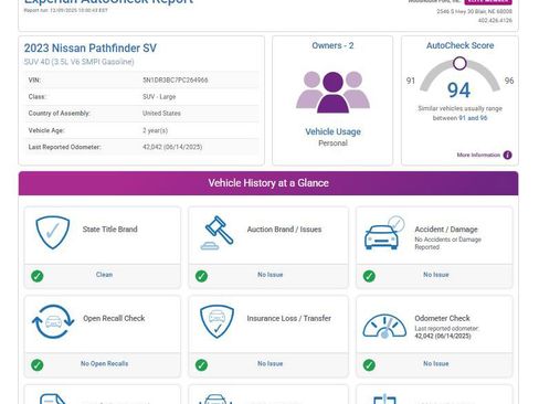Used 2023 Nissan Pathfinder SV image 22
