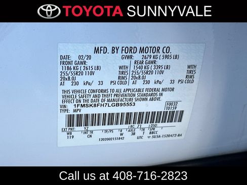 Used 2020 Ford Explorer Limited AWD/4WD image 33