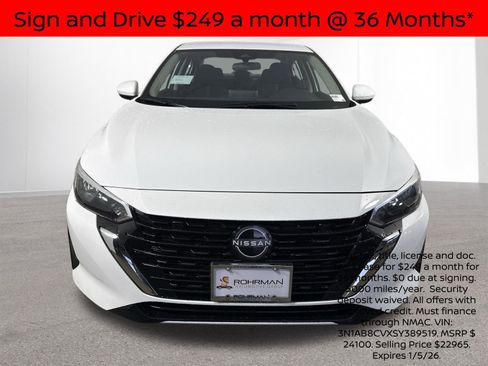 New 2025 Nissan Sentra SV w/ All-Weather Package image 25