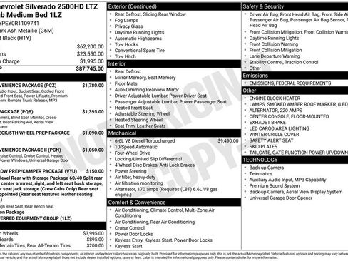 Certified 2024 Chevrolet Silverado 2500 LTZ w/ LTZ Convenience Package image 10
