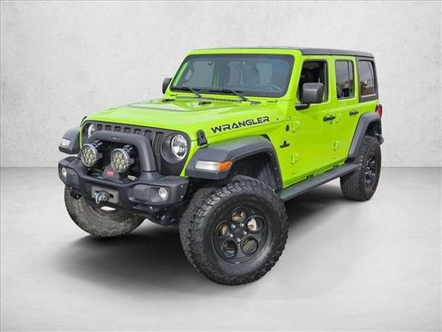 Used 2021 Jeep Wrangler Unlimited Sport image 1