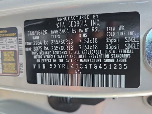 New 2026 Kia Sorento S image 39