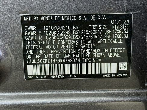 Used 2024 Honda HR-V EX-L image 33
