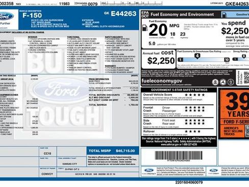 Used 2016 Ford F150 XLT w/ Equipment Group 301A Mid image 21