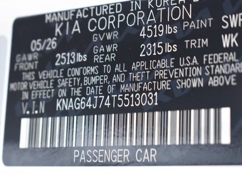 New 2026 Kia K5 GT-Line w/ GT-Line Premium Package AWD/4WD image 37