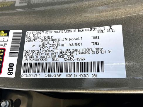 New 2026 Toyota Tacoma TRD Off-Road AWD/4WD image 18
