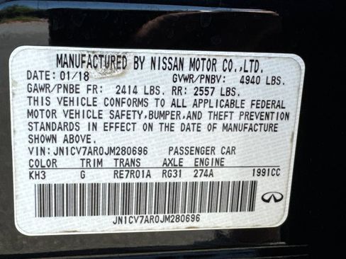 Used 2018 INFINITI Q50 Luxe w/ Essential Package (2.0T Luxe) AWD/4WD image 32
