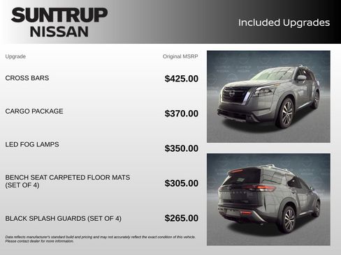 Certified 2025 Nissan Pathfinder Platinum w/ Cargo Package AWD/4WD image 2