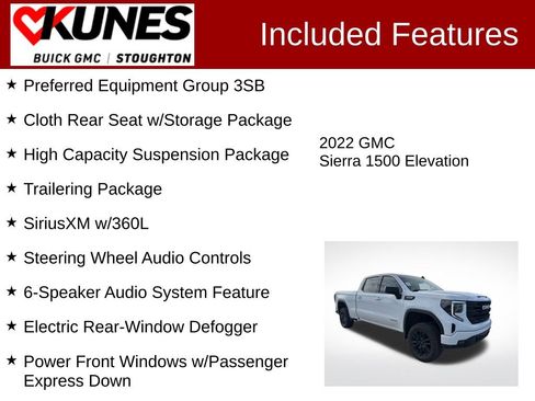 Used 2022 GMC Sierra 1500 Elevation image 2