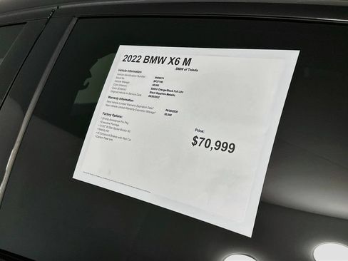 Used 2022 BMW X6 M w/ Executive Package AWD/4WD image 12