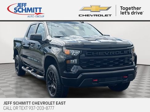 Certified 2024 Chevrolet Silverado 1500 Custom Trail Boss w/ LPO, Dark Essentials Package AWD/4WD image 1