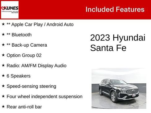 Used 2023 Hyundai Santa Fe SEL w/ Premium Package AWD/4WD image 3
