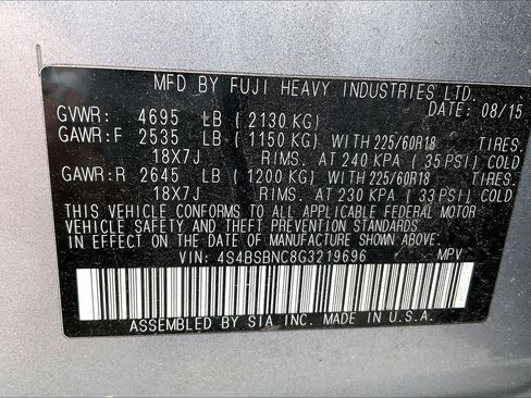 Used 2016 Subaru Outback 2.5i Limited image 3