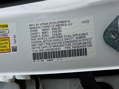 Used 2022 Honda Civic Sport Touring image 33