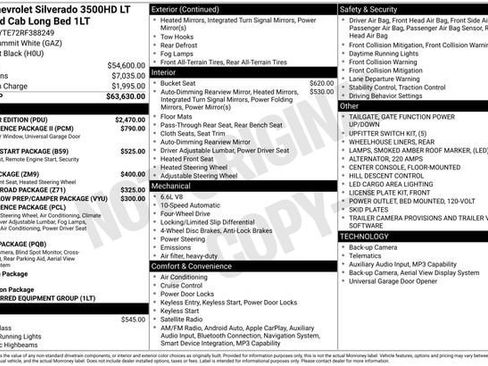 Used 2024 Chevrolet Silverado 3500 LT w/ All Star Edition AWD/4WD image 8