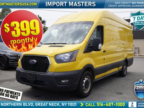 Used 2021 Ford Transit 250 148 High Roof Extended w/ Parcel Delivery Package RWD image 1