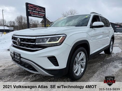 Used 2021 Volkswagen Atlas SE w/ Panoramic Sunroof Package image 1