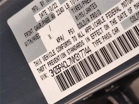 Used 2022 MAZDA MAZDA3 s image 12