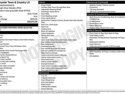 Used 2010 Chrysler Town & Country LX FWD image 9