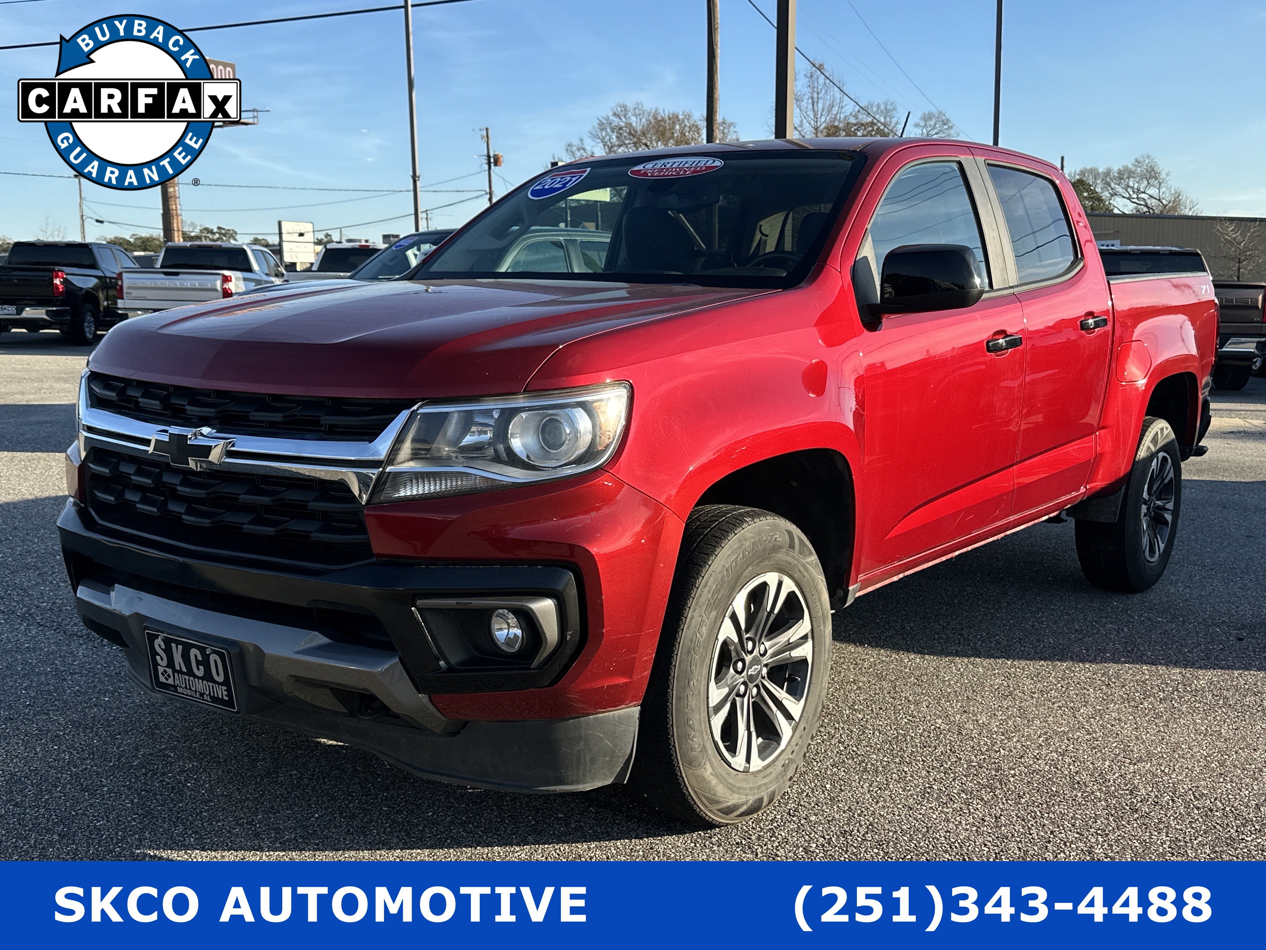 Used 2021 Chevrolet Colorado Z71 RWD image 1