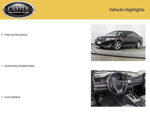 Used 2014 Toyota Camry SE FWD image 3