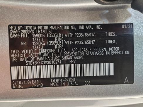 Used 2021 Toyota Sienna XLE image 42