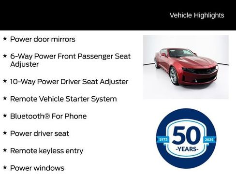 Used 2020 Chevrolet Camaro LT w/ RS Package RWD image 21