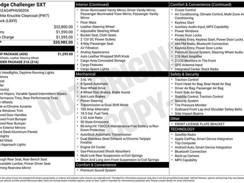 Used 2023 Dodge Challenger SXT w/ Blacktop Package RWD image 5