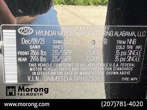 Used 2023 Hyundai Santa Fe Limited AWD/4WD image 47