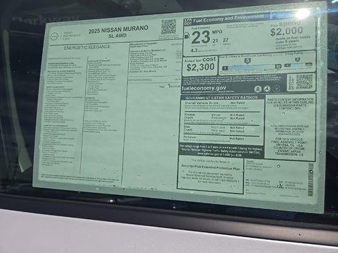New 2025 Nissan Murano SL w/ Cargo Package image 42