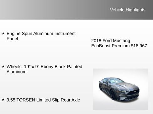 Used 2018 Ford Mustang Premium w/ Ecoboost Performance Package image 16