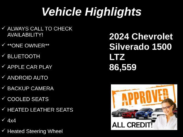 Used 2024 Chevrolet Silverado 1500 LTZ AWD/4WD image 10