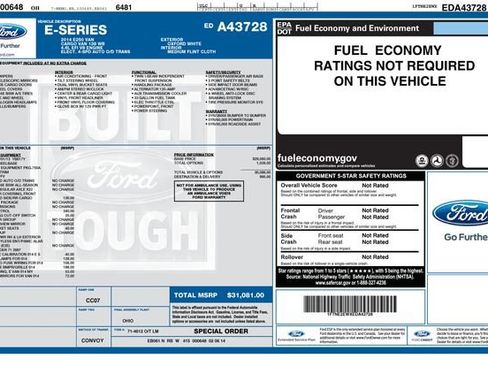 Used 2014 Ford E-250 and Econoline 250 w/ Power Group image 2