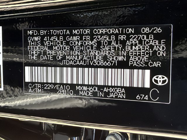 New 2027 Toyota Prius XLE FWD image 27