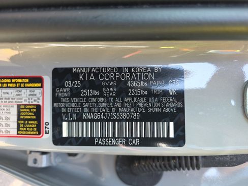 Used 2025 Kia K5 GT-Line w/ GT-Line Premium Package FWD image 59